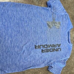 Boys Under Armour Blue Athletic Shirt